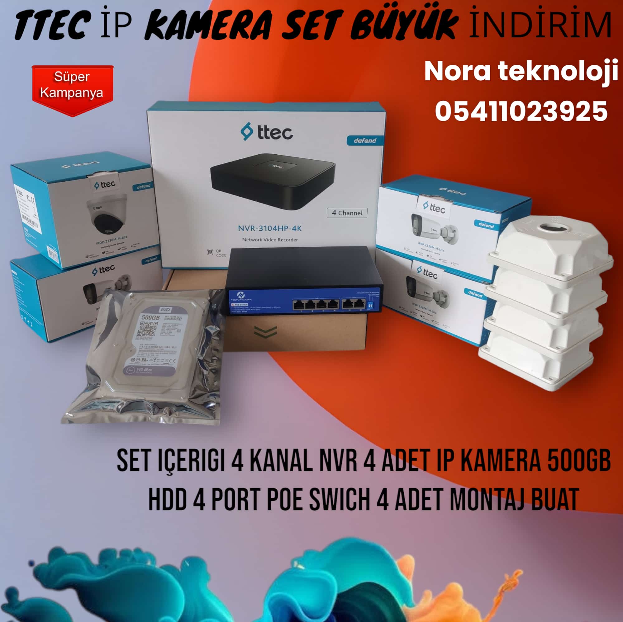 ttec ip kamera set